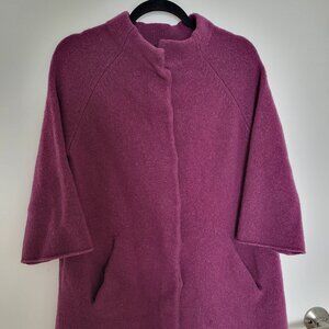 Eileen Fisher boiled wool cardigan